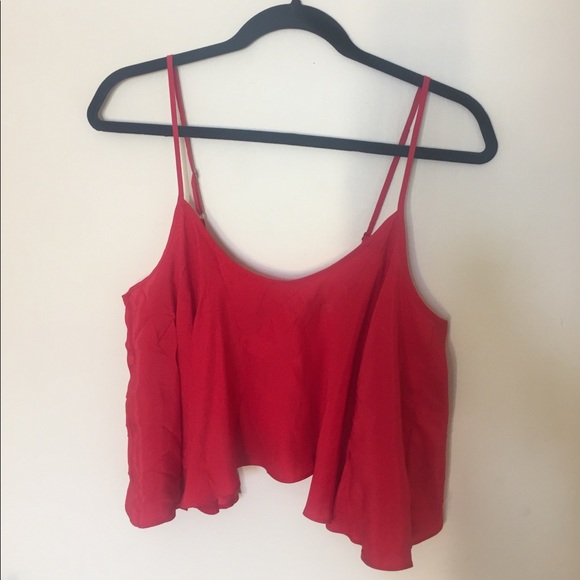 Emerson Thorpe 100% SILK Cropped Cami - Picture 1 of 4